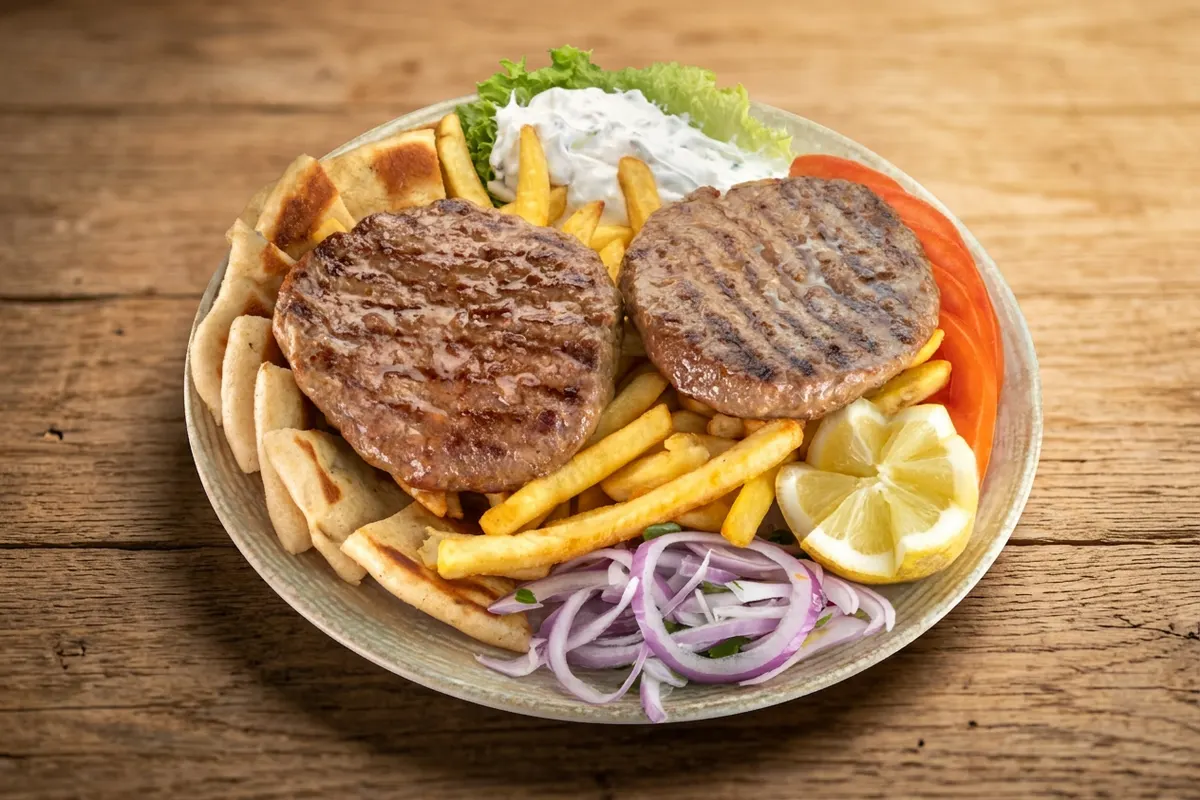 Bifteki Plate — Στέκι Fast Food Ρόδος