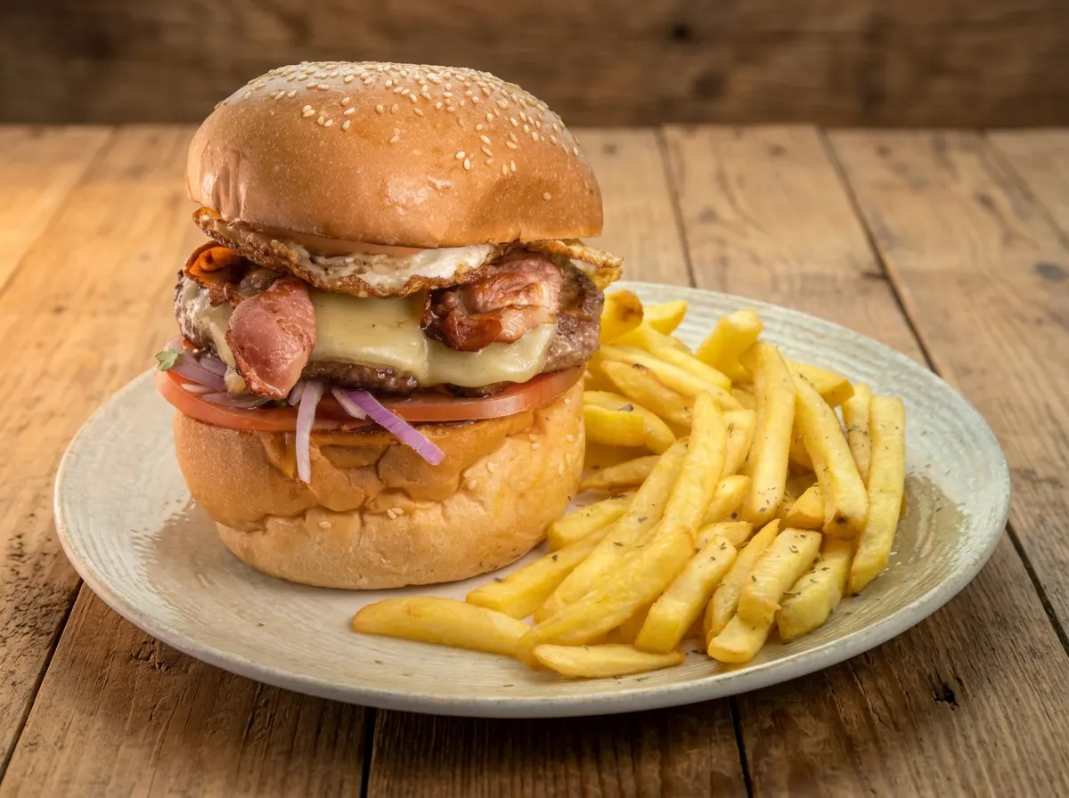 Bacon Cheese Burger — Στέκι Fast Food Ρόδος