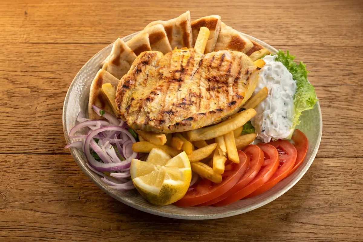 Chicken Fillet Plate — Στέκι Fast Food Ρόδος
